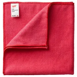 Scotch-Brite Hochleistungstuch 2010, Rot, 360 mm x 360 mm | Packung mit 5 Stück | auf nahezu jeder Oberfläche | maschinenwaschbar | äußerst langlebig