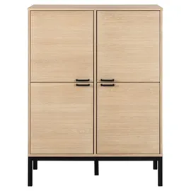 Actona Kensington 91 x 120 x 40 cm Beige / Weiß