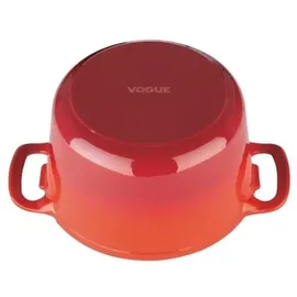 Vogue Schmortopf 4 l rot