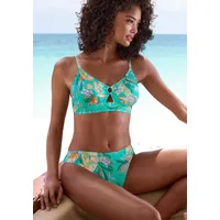 VENICE BEACH Bikini-Top Damen Blau/Türkis 42 Cup E/F