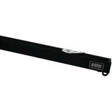 Schöner Wohnen Aluminium-Vorhangschienenset Emilia 1-läufig 160 cm Schwarz-Matt
