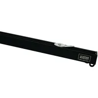 Schöner Wohnen Aluminium-Vorhangschienenset Emilia 1-läufig 160 cm Schwarz-Matt