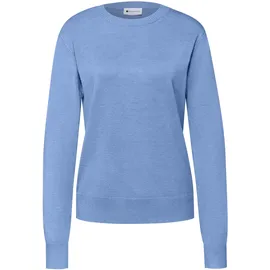STREET ONE Rundhalspullover Blau 46