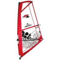 F2 Windsurf Segel Checker Kid 3 qm rot