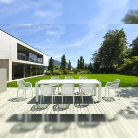 CLP Gartenstuhl Air XL 57 x 57 x 81 cm weiß