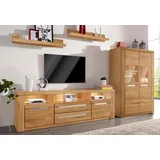 Home Affaire Wohnwand »Kolding«, (Set, 4 St.), teilmassives Holz, braun