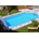 625 x 360 x 150 cm sandfarbene Poolfolie