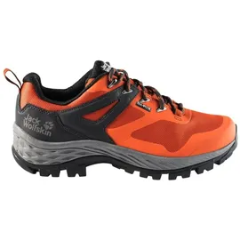 Jack Wolfskin Rebellion Guide Texapore Low 40537613565 / Schwarz/Orange/Grau - 44,5