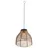 Dehner Solarleuchte Kunststoff/Metall Ø 26 cm/H 22 cm 1 Stück natur/braun