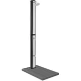 Ml-Design Solardusche, Silber, Dunkelgrau, Kunststoff, 17.5x217x13.5 cm, Freizeit, Pools und Wasserspaß, Gartenduschen