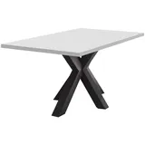 58 aufm Kessel Elda 160 x 90 x 75 cm Schwarzstahl/Weiß Matt Lack