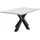 58 aufm Kessel Elda 160 x 90 x 75 cm Schwarzstahl/Weiß Matt Lack