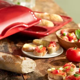 Emile Henry Brotbackform Baguette 39 x 24 cm