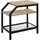 Tectake Plymouth Braun Eiche 36,5 x 58,5 x 59,5 cm