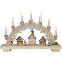 Star Trading Schwibbogen Dassel 7-flammig 7,0 x 43,0 x 29,0 cm