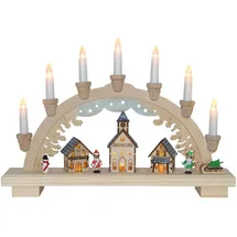 Star Trading Schwibbogen Dassel 7-flammig 7,0 x 43,0 x 29,0 cm