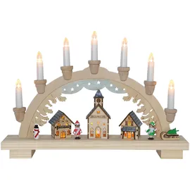 Star Trading Schwibbogen Dassel 7-flammig 7,0 x 43,0 x 29,0 cm