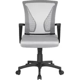 Yaheetech Chefsessel Grau