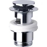 Weinmann & Schanz Schaftventil Klicker mit Überlauf und kleinem Stopfen - Ø 65 mm x 1 1/4'' x 60 mm