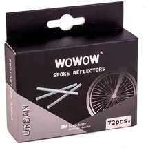 Wowow Speichenreflektoren 72 Stück Weiß Modell 2024