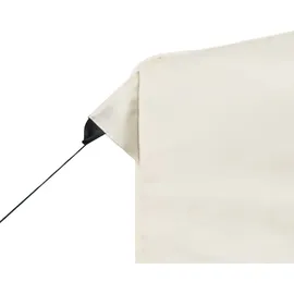 vidaXL Alu Profi-Partyzelt 2 x 2 m creme