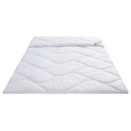 MY HOME Microfaserbettdecke MY HOME "Fantasy, Bettdecke 135x200 cm, 155x220 cm, 200x200 cm, 200x220 cm", weiß, B:155cm L:220cm, Bezug: 100% Baumwolle. Füllung: 100% Polyester, Bettdecken, Microfaserbettdecke, Bettdecken, in 3 Bezugsqualitäten für Sommer, Winter