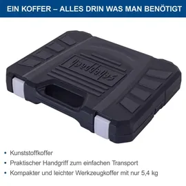 SCHEPPACH Werkzeugkoffer 169-tlg. blau|schwarz