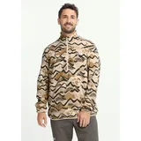 Jack Wolfskin PAW ERA 100 Print Half Zip Beige M