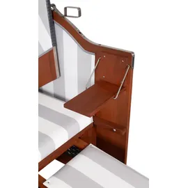 deVries Strandkorb Profi Ostsee Poel PVC Anthrazit Des. 989