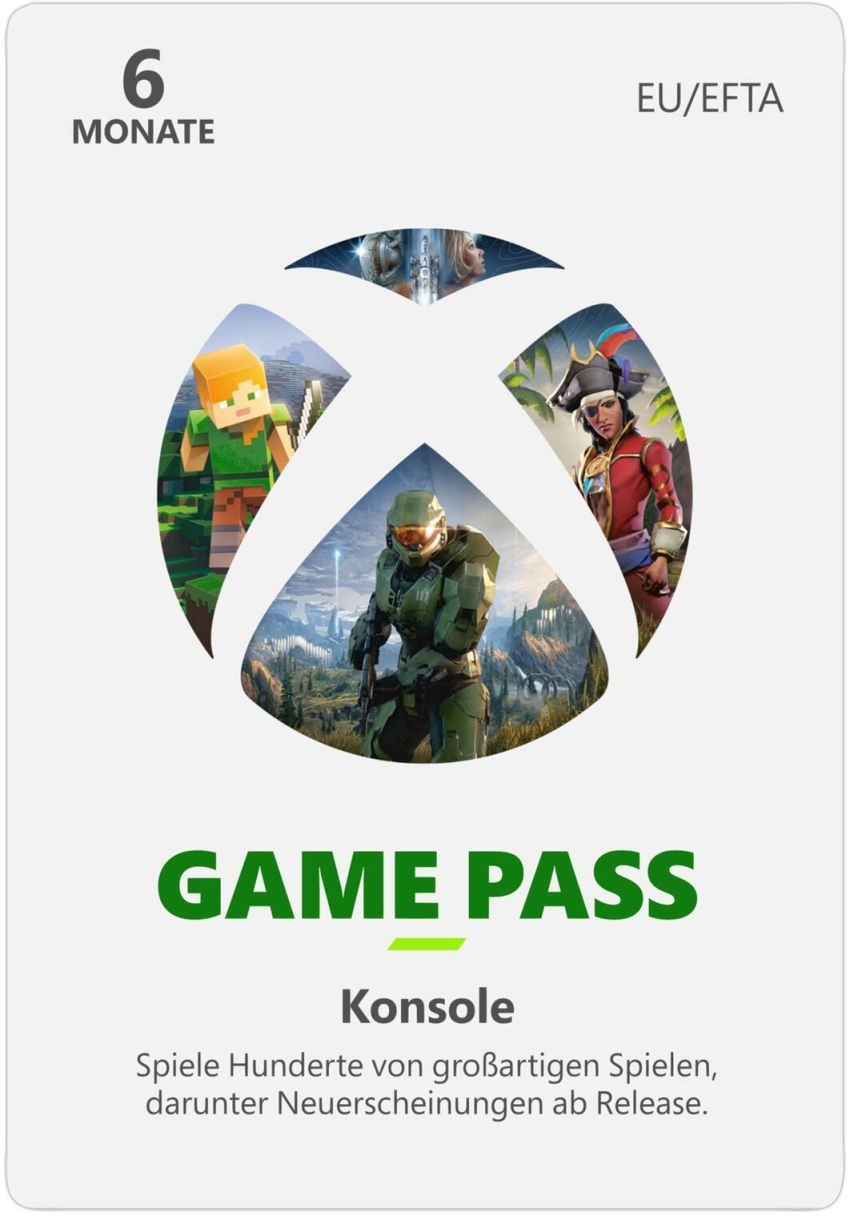 Microsoft Xbox Game Pass Gift Card 6 Monate ESD Download