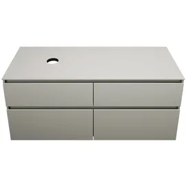 Burgbad Lin20 Waschtischunterschrank 140 x 66 x 55 cm Basaltgrau Matt