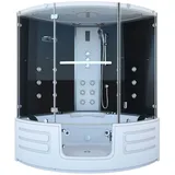 AcquaVapore Dampfdusche Whirlpool Dusche Duschkabine K70-SW-TH-SC 150x150cm