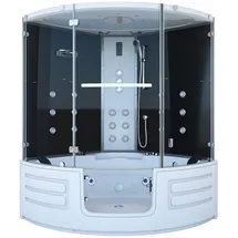 AcquaVapore Dampfdusche Whirlpool Dusche Duschkabine K70-SW-TH-SC 150x150cm