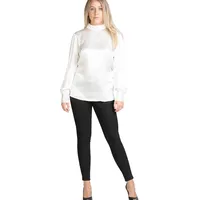 Posh Gear Seidenbluse Satinoseta Weiß XXL