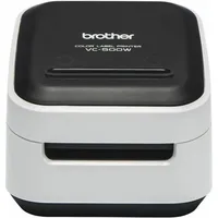 Brother VC-500WCR 313 dpi), Etikettendrucker, Schwarz,