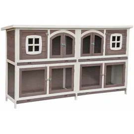 nanook shop Kleintierstall Murmel XXL 211 x 52 x 107 cm taupe