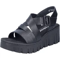 Rieker 68063-00 für Damen, schwarz, Größe 38 EU