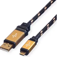 Roline GOLD USB 2.0 Kabel, USB A ST -