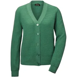 GOLDNER Elegante Strickjacke mit V-Ausschnitt Grün 19