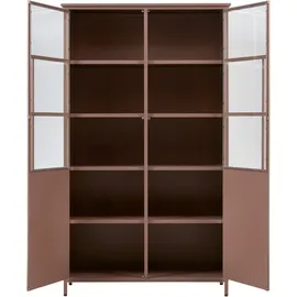 Woood Vitrine Exhibit 80 x 30 x 200 cm Braun