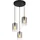 Nowa ROY 3-flg. 37 cm schwarz Glas, Metall