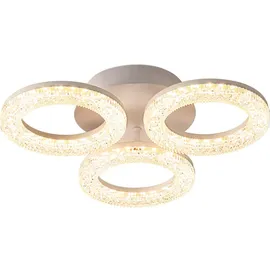 Eurotondisplay.com LED Deckenlampe XY-3 Deckenleuchte Leuchte Lampe mit Fernbedienung Lichtfarbe/Helligkeit einstellbar dimmbar Deckenlampe LED Deckenleuchte - Transparent