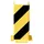 MORAVIA Anfahrschutz U-Profil schwarz/gelb 400 x 160 x 5 mm zum Aufdübeln