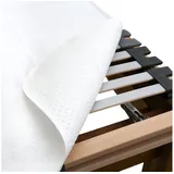 Traumschlaf Noppen Matratzenschoner 200 x 200 cm weiß