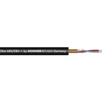 SOMMER CABLE Mikrofonkabel AES/EBU 2x0,14 100m sw SC-Micro-Stage