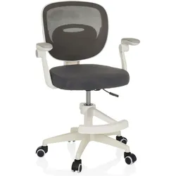 Kinderschreibtischstuhl / Kinderstuhl KIDDY SMART Stoff grau hjh OFFICE