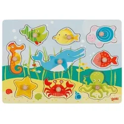 GOKI 57396 Steckpuzzle Unterwasserwelt II