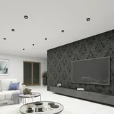 KANLUX Riti 1 GU10 schwarz Aluminium