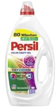 Persil Kraft Gel Color Flüssigwaschmittel PG80C , 3,6 Liter- Flasche, 80 WL