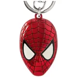 monogram int. Monogrammierter Marvel Spider-Man-Kopf-Schlüsselanhänger aus Metall